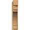 Ekena Millwork Merced Block Rough Sawn Outlooker, Western Red Cedar, 8"W x 34"D x 38"H OUT08X34X38MRC05RWR - alternate 2